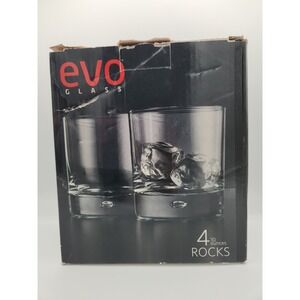 Evo Dining Glasses Set of 4 Dishwasher Safe‎ Home Essentials